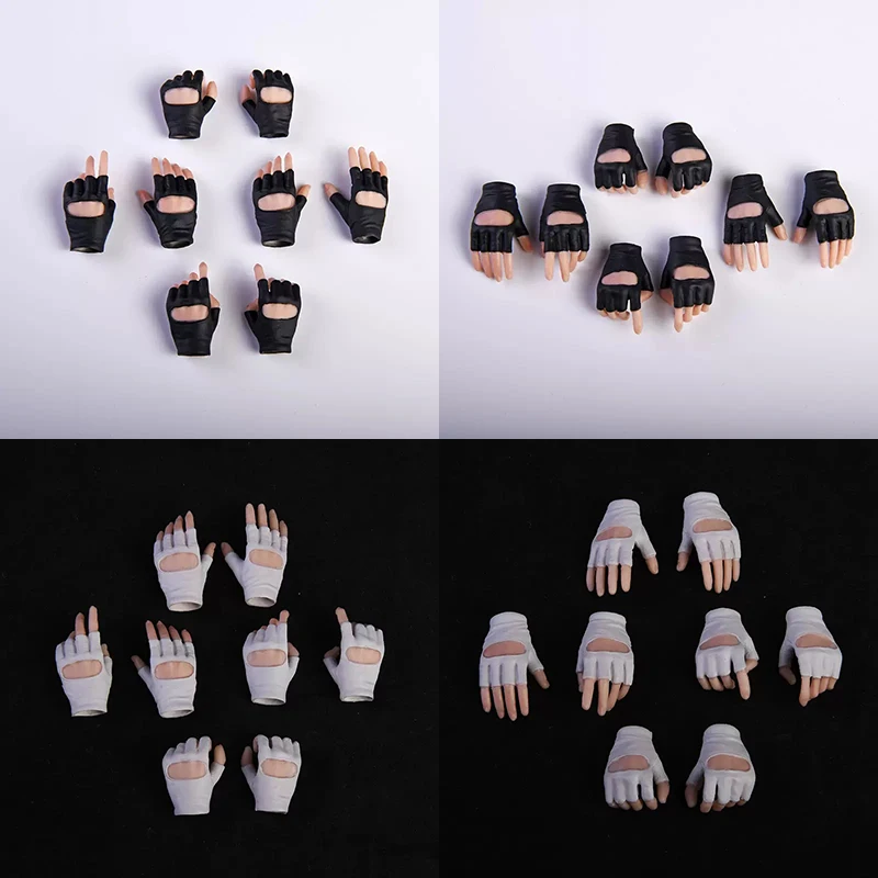 1/6 استبدال شاحب Suntan لون الجلد قفاز اليد نوع بندقية قبضة لفتة نموذج صالح 12 ''Phicen تبليغ عمل الشكل الجسم هدية