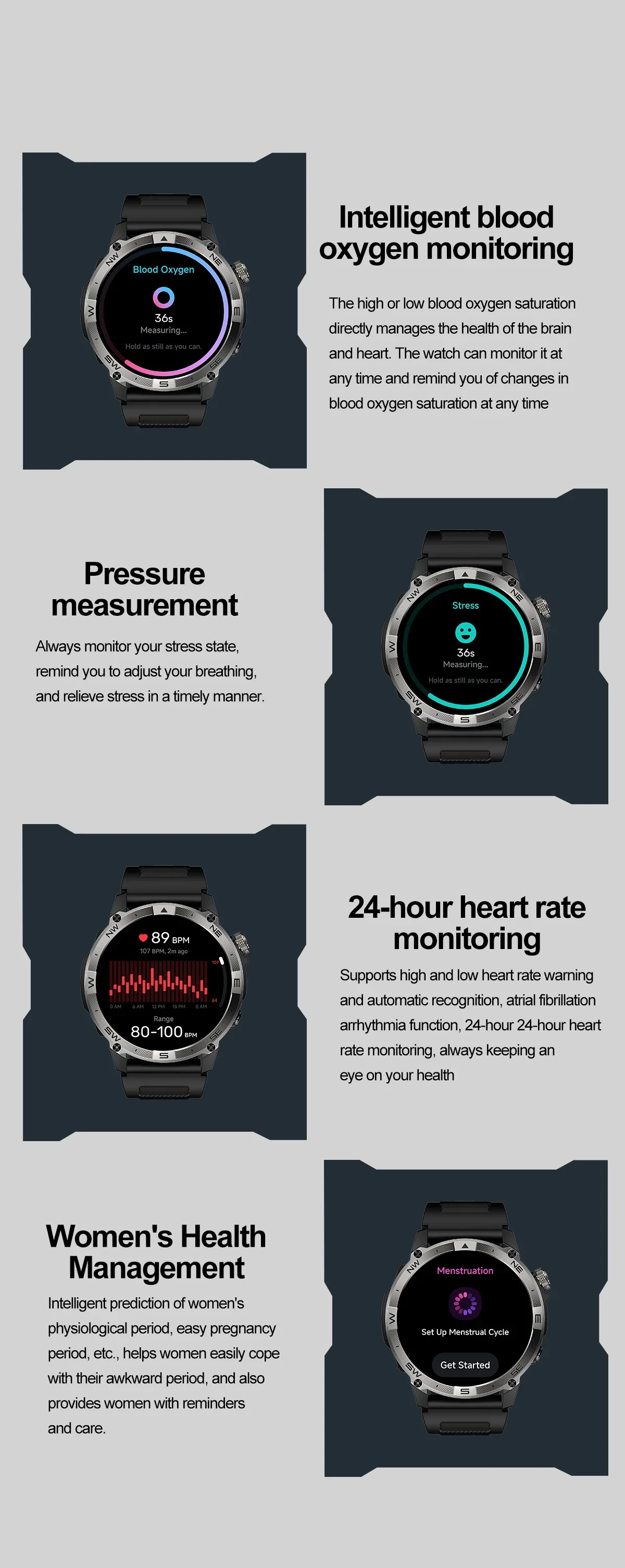 2025 NEUE VWAR ACE GPS-Smartwatch, 5 ATM wasserdicht, integrierter Dualband-GNSS-Kompass, Militär-Sport-Smartwatch für Herren, 2025 Neu – Detail 18