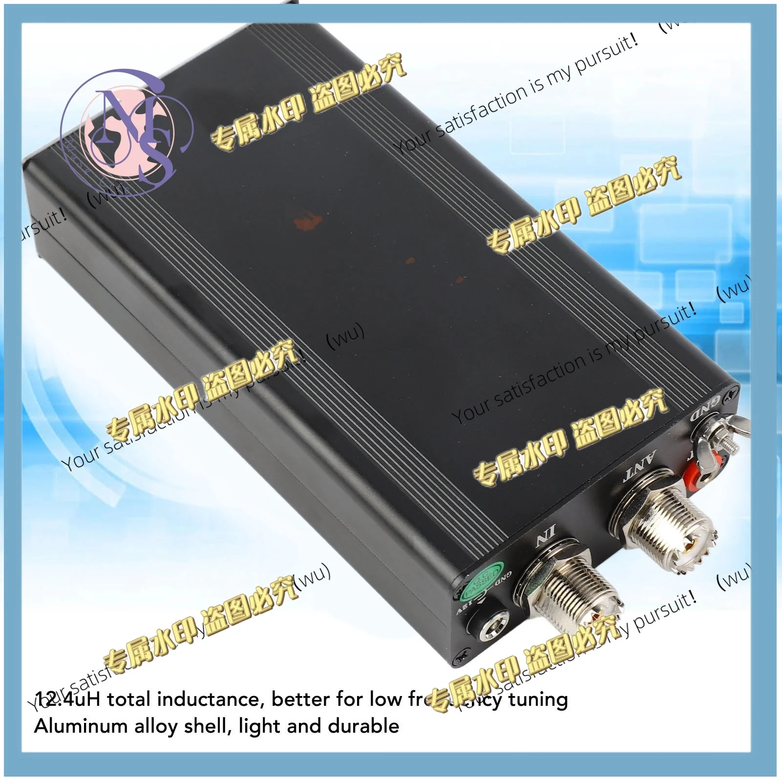 ATU-130 1.8‑50MHz 200W Micro Shortwave Automatic Antenna Tuner 10‑15VDC Organic Light Emitting Diode Display