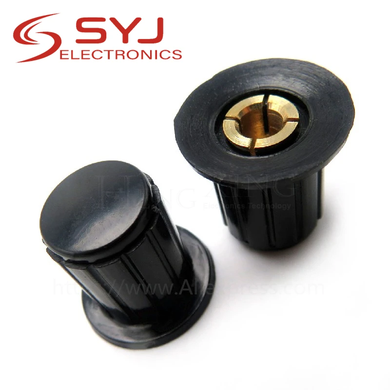 5pcs/lot WXD3-13 black knob button cap is suitable for high quality WXD3-13-2W turn around special potentiometer knob KYP16-16-4