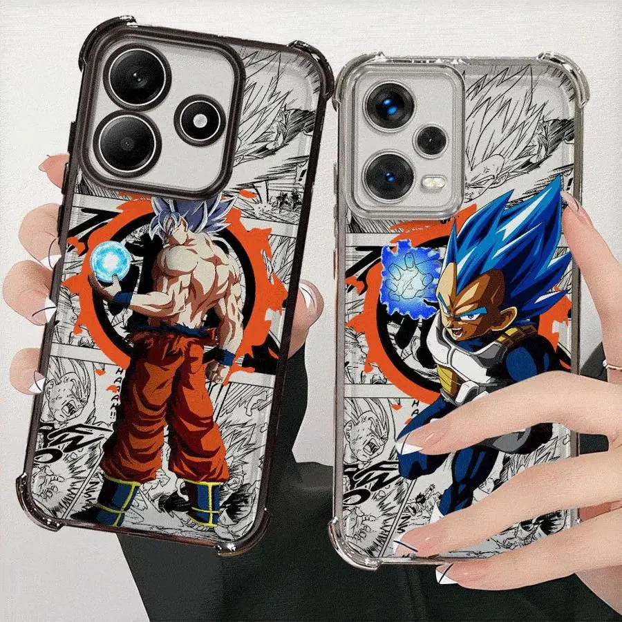 

Case for Redmi Note 9S 9Pro 10 Lite 11s 12 Pro 14 10 Pro 13 11 10s Soft Cover Anime Dragon Ball