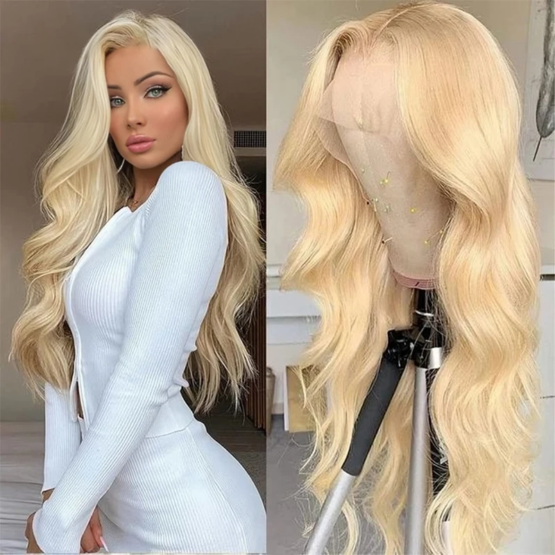 30 40 Inch Blonde Wig 613 HD Lace Frontal Wig 13x6 Body Wave Lace Front Wigs Human Hair 13x4 Lace Colored Wig For Black Women