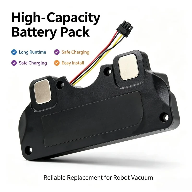6500mAh Li-ion Replacement Battery Pack for CECOTEC CONGA 4090 4490 Durable Power Supply for Robotic Vacuum Cleaner Accessory