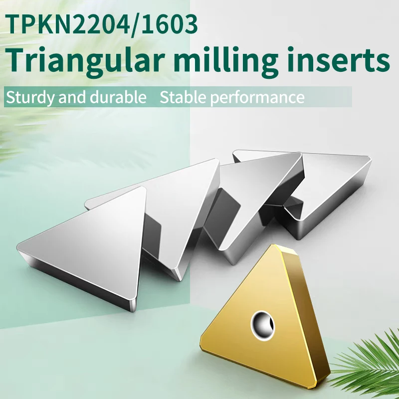 

UFS TAP Triangular CNC milling cutter TPKN2204/1603 cast iron pig iron/quenching special/steel/ceramic blade