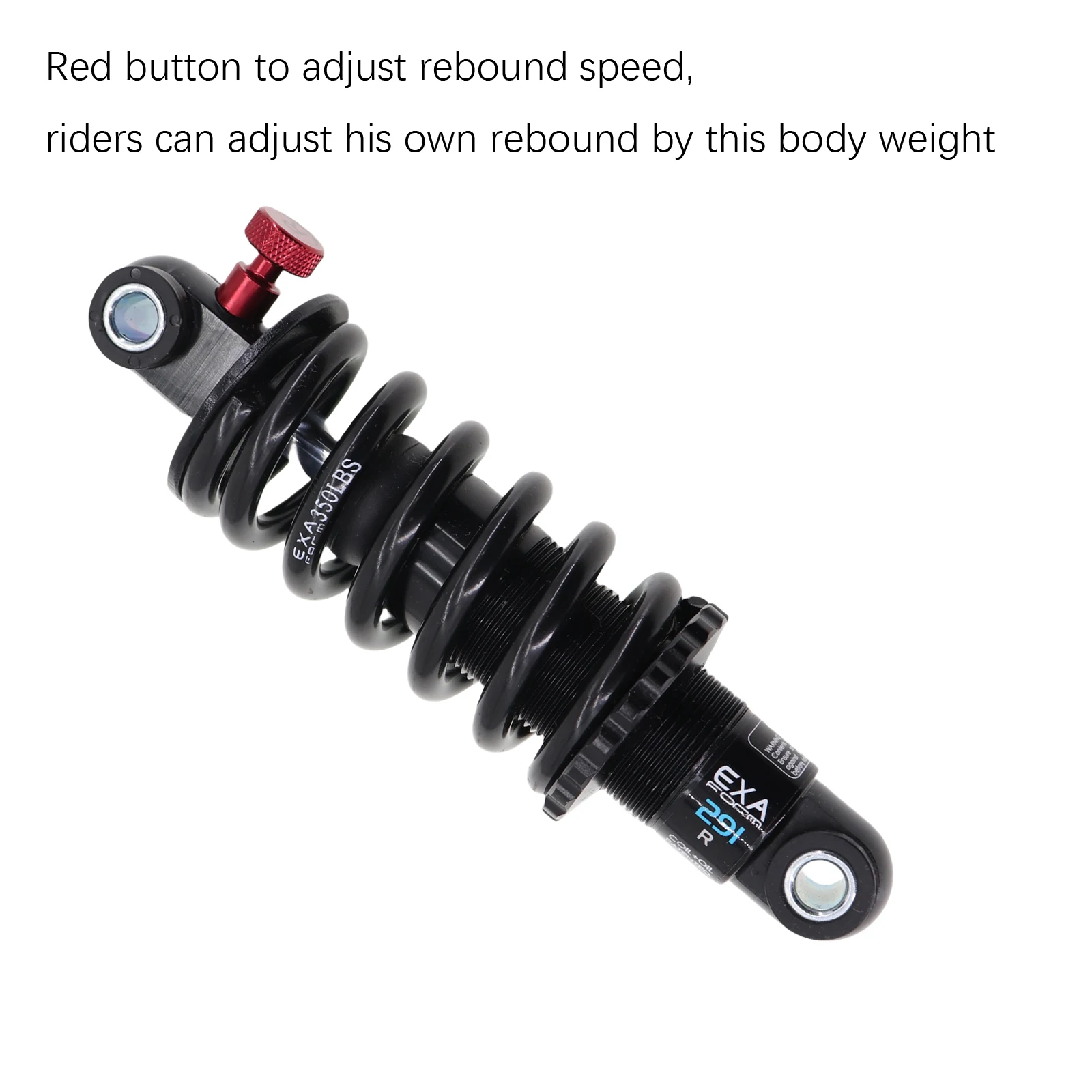 EXA Form Rear Shock Absorber 291R rebound adjustable Suspension Spring Kindshock Downhill MTB Bike 125mm 150mm electric scooter