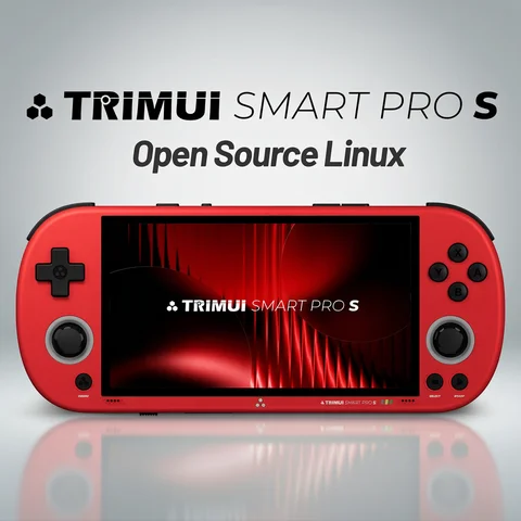 Trimui Smart Pro S TG5050 Handheld Game Console - Best for PSP Game, Octa-core 2.0GHz, 4.96" IPS Display, 5000mAh Battery