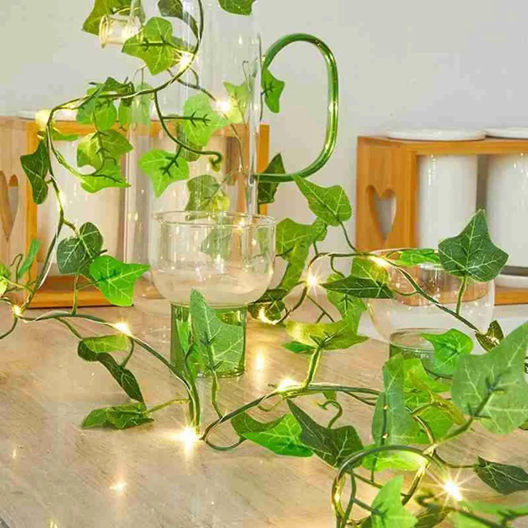 AT02-2X Solar Lights Maple Leaf Fairy Lights Waterproof Outdoor Garland Solar Lamp Christmas For Garden Decoration-2M 20LED