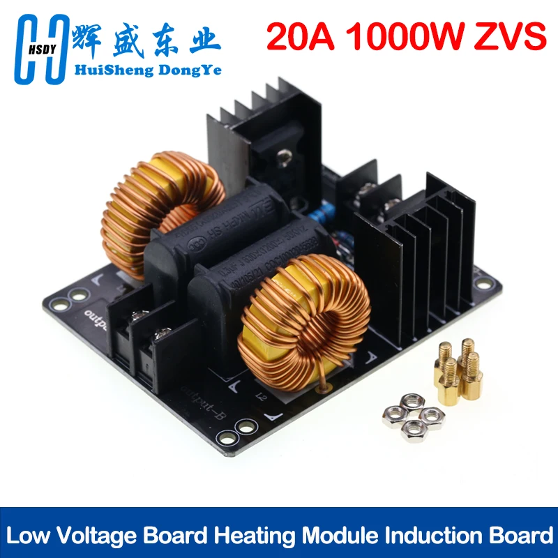 DC12 30V 20A ZVS Low Voltage Board Heating Module Induction Board Heating Module Flyback Driver Heater