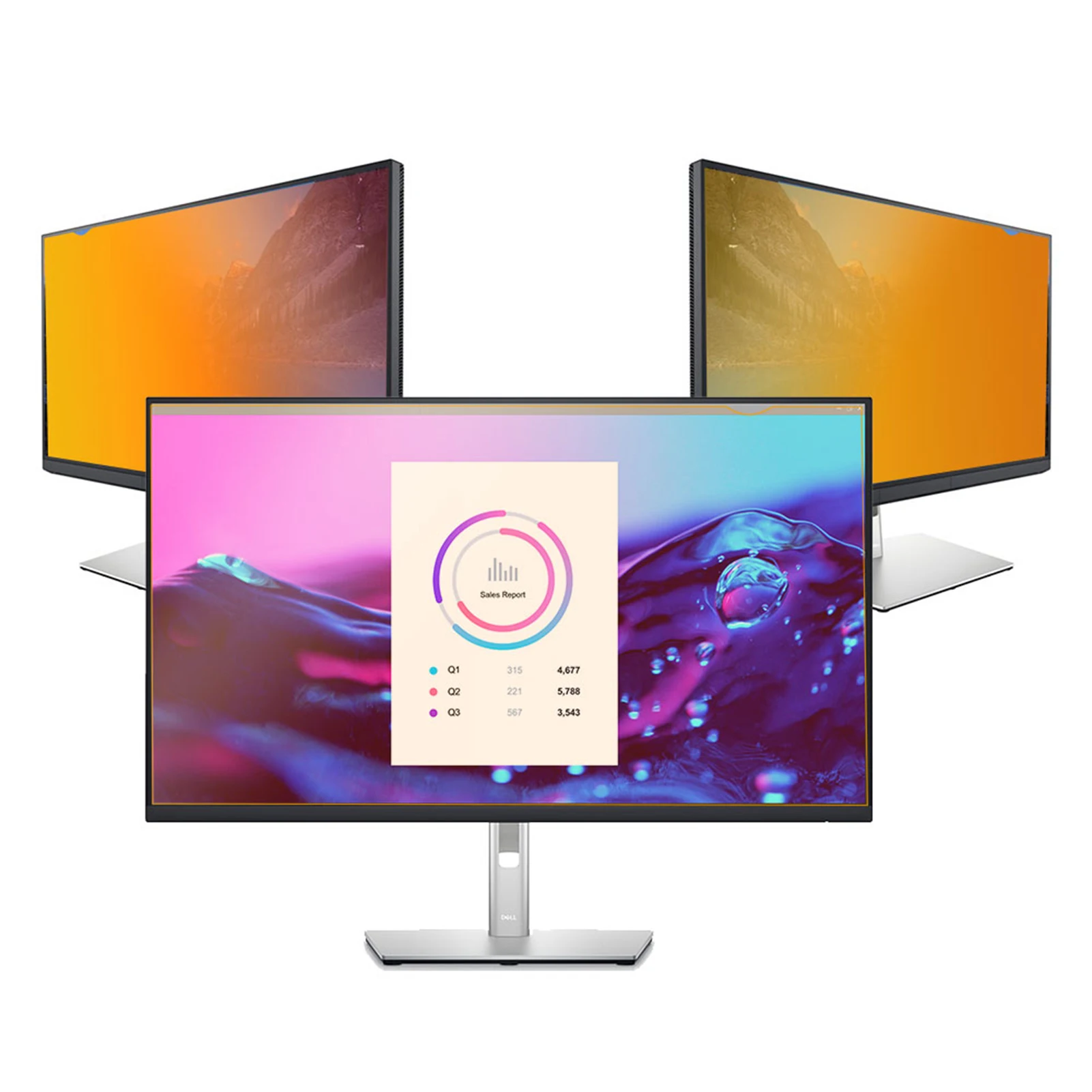 

Privacy Screen Filter Reversible High-transmittance 30° Invisible Anti-UV Anti-glare Film for 15.6" 18.5" 22'' 23.8" 24" Monitor