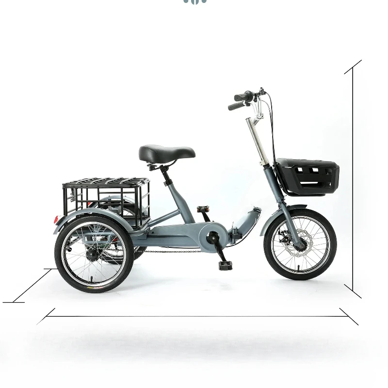 Tricycle labor-saving bicycle new battery-free elderly transportation