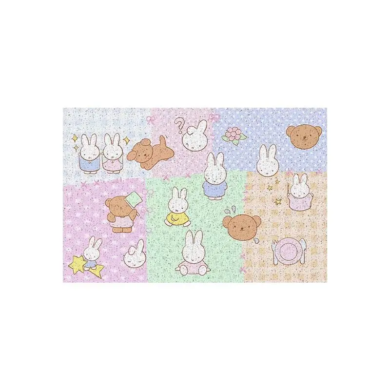 Cute Miffy Floor Mat Dust Removal and Easy Cleaning Entrance Floor Mat Bedroom Living Room Entrance Floor Mat Christmas Gift
