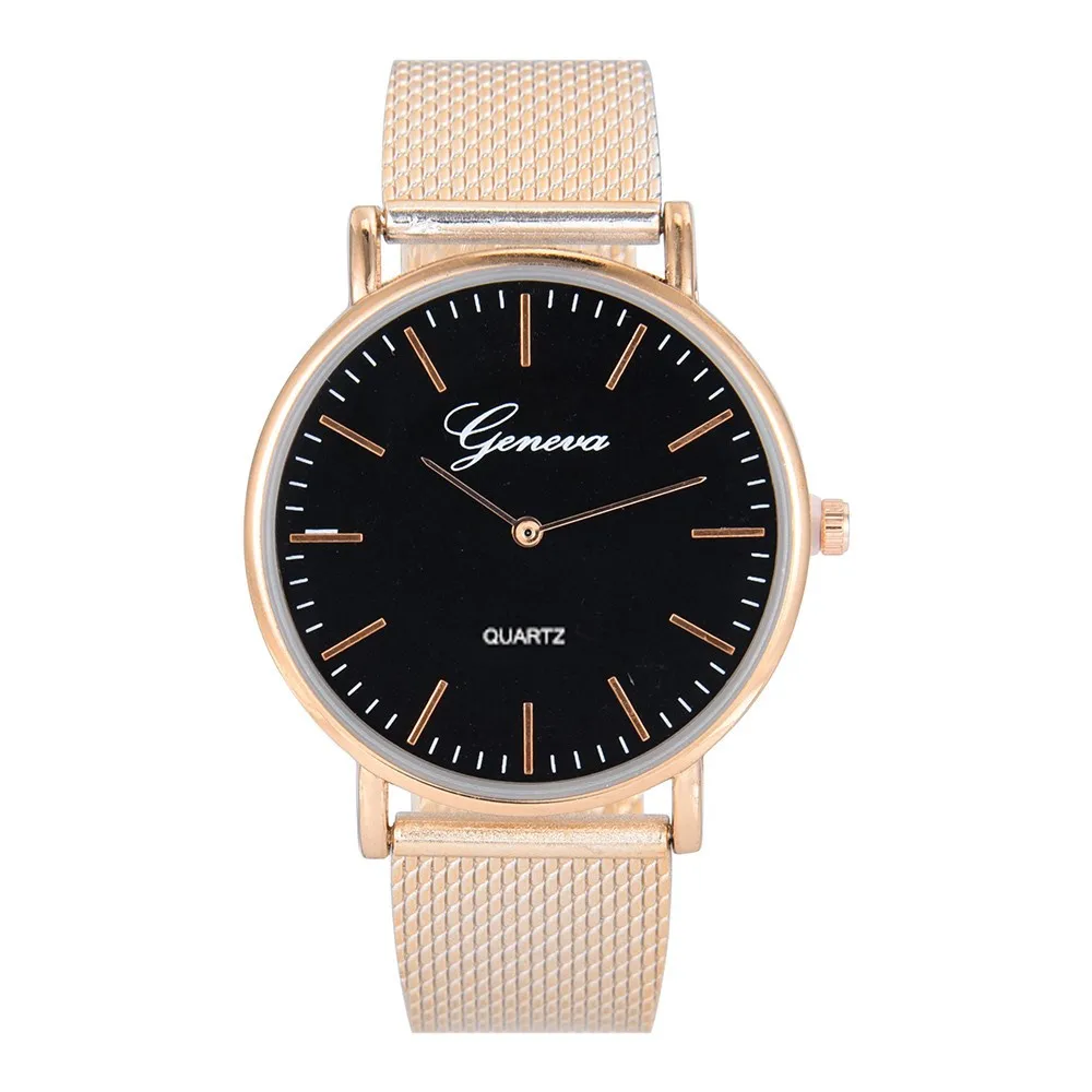 Men Luxury Stainless Steel Quartz Sport Plastic Band Wrist Watch