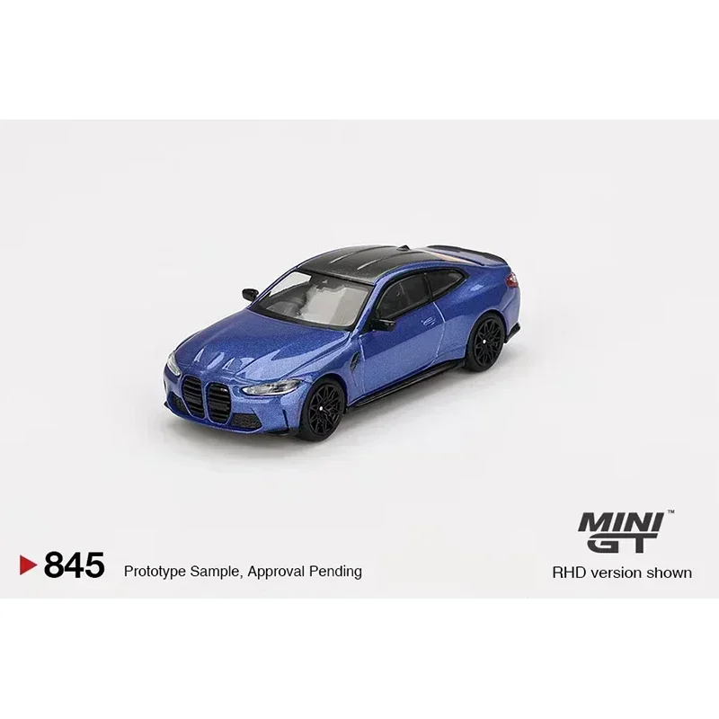 MINIGT In Stock 845 1:64 G82 M4 Competition Blue Diecast Diorama Model Collection Miniature Toys - Image 3