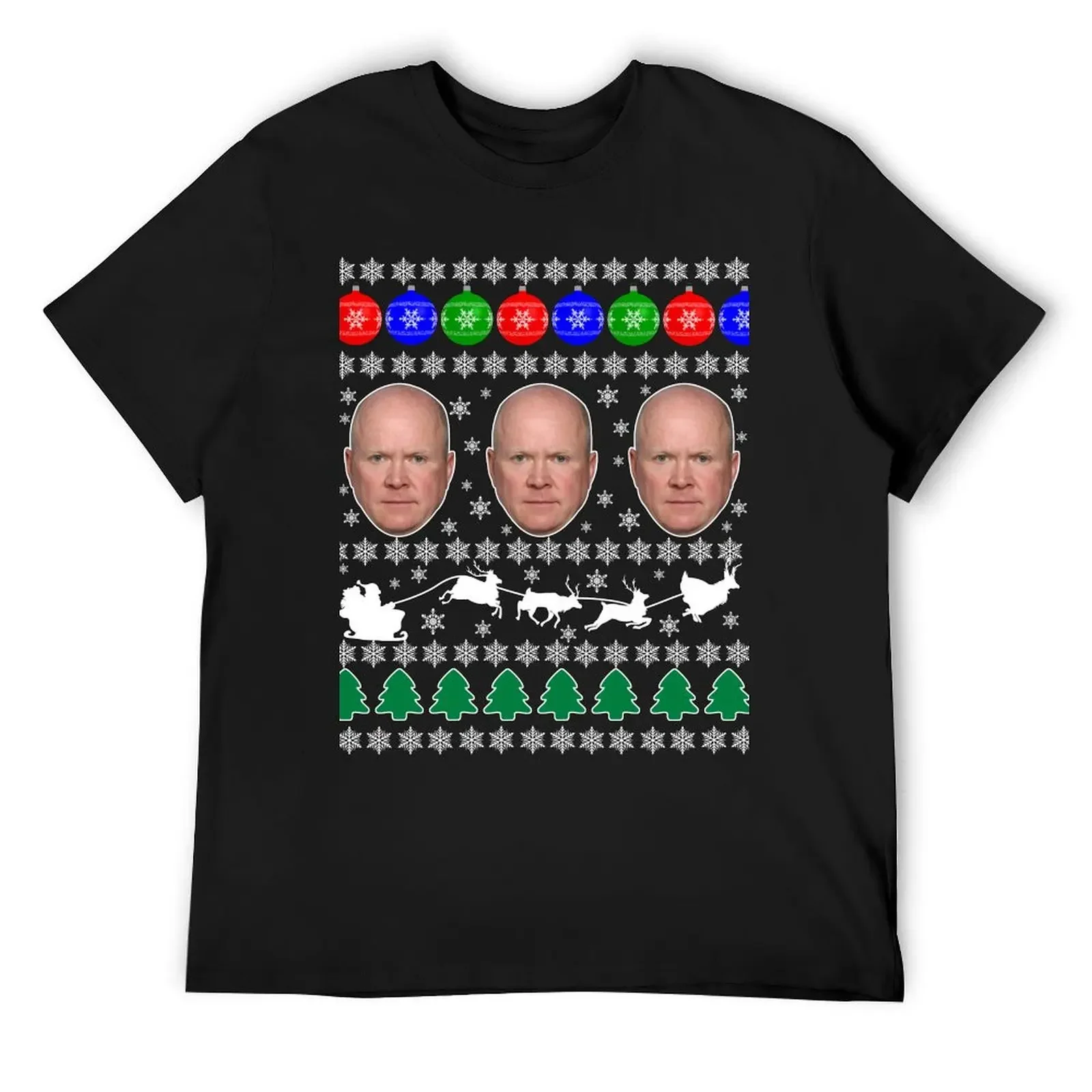 Phil Mitchell Steve McFadden Eastenders Ian Beale Ugly Christmas Sweater Xmas Party Jumper Gift Idea T-Shirt