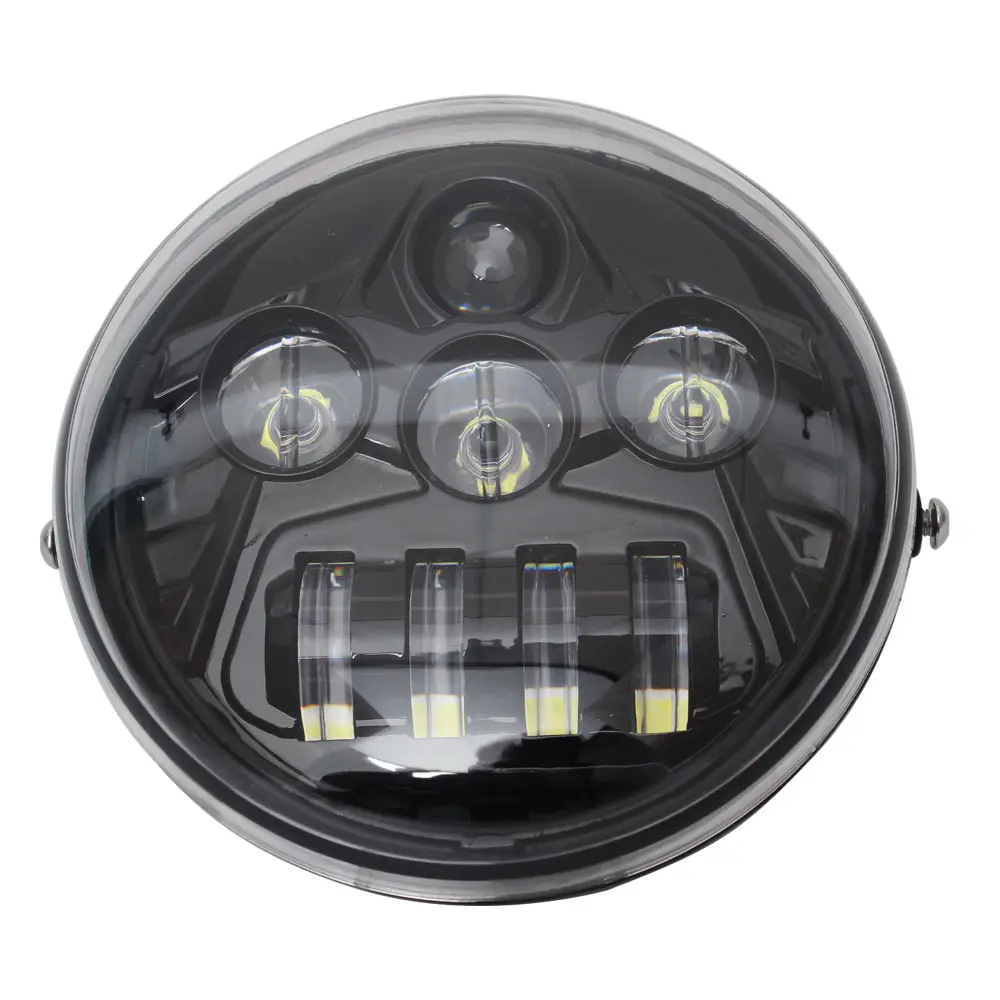 

Motorcycle 60W 6500K LED Headlight HI/Low Beam Headlamp 10-32V DC For Harley V-Rod VRSC VRSCF VRSCR 2002-2017