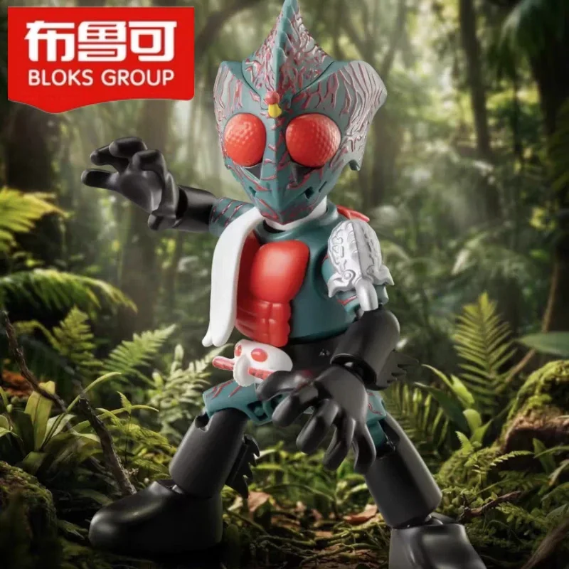 Blokees Kamen Rider Original: Versão Starlight 6ª Edição - Figura de Ação Kabuto em Caixa Surpresa, Modelo Colecionável para Adultos