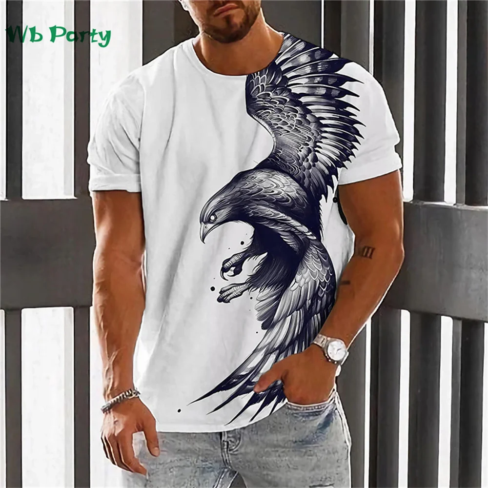 Animal Print Clothes Men Vintage Clothes Men\'s Summer Clothes Shirts Graphic Tee Short Sleeve Tee Animal Graphic T shirts Men