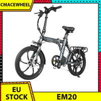 CMACEWHEEL EM20 Electric Bike 350W Motor 36V 12Ah Battery 20 inch Tire EBike 25km/h Max Speed 55km Max Range Oil Disc Brake IP65