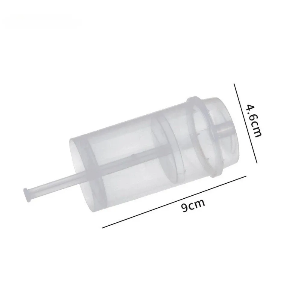 10pcs Transparent Push Cake Holders Reusable Cylinder Shaped Small Cake Mold Containers With Lids Push Cake Pops view 5