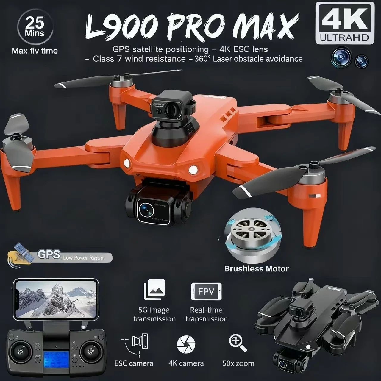 L900 Pro Max Gps Dr… - image