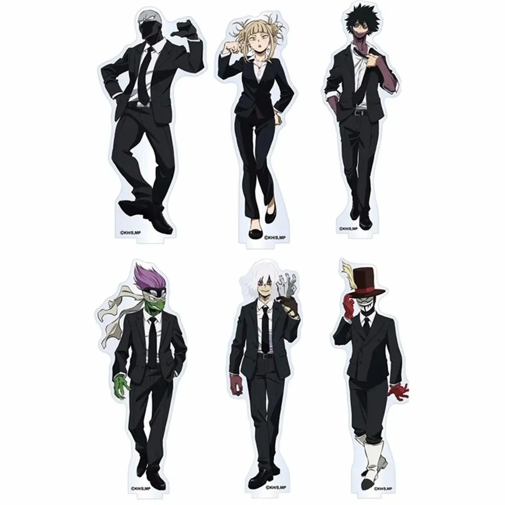 Figurka lalka stojaki akrylowe Anime Tomura Shigaraki Himiko Toga Dabi Model Cosplay zabawka na prezent