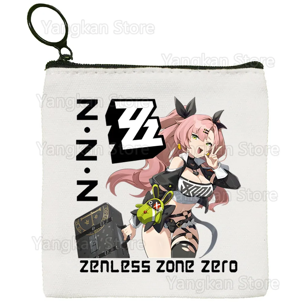 

Anime Game Zenless Zone Zero ZZZ Bangboo Coin Purse Coin Purse Illustration Key Case Simple Small Cloth Bag Creative Coin Purse