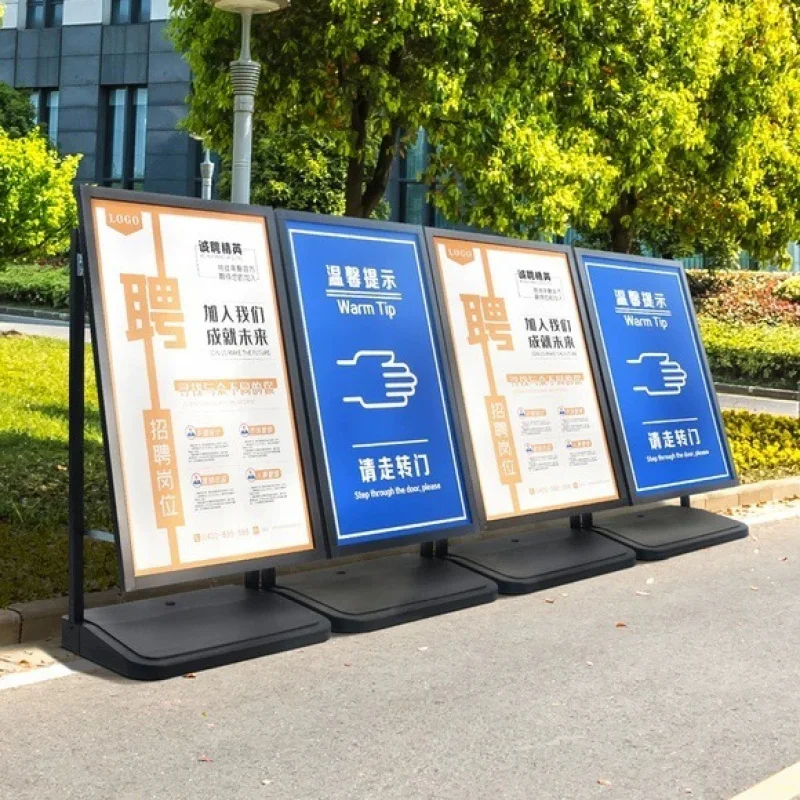 Custom Windproof Advertising Board Outdoor KT Board Injection Poster Display Stand Outdoor Windproof Display Board KT Boar