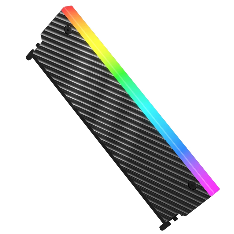 

5V 3PIN ARGB DDR Heatsink Aura Sync PC Memory Cooling Vest with Thermal Silicone Pad for DDR2 DDR3 DDR4 DDR5 Desktop PC Memory
