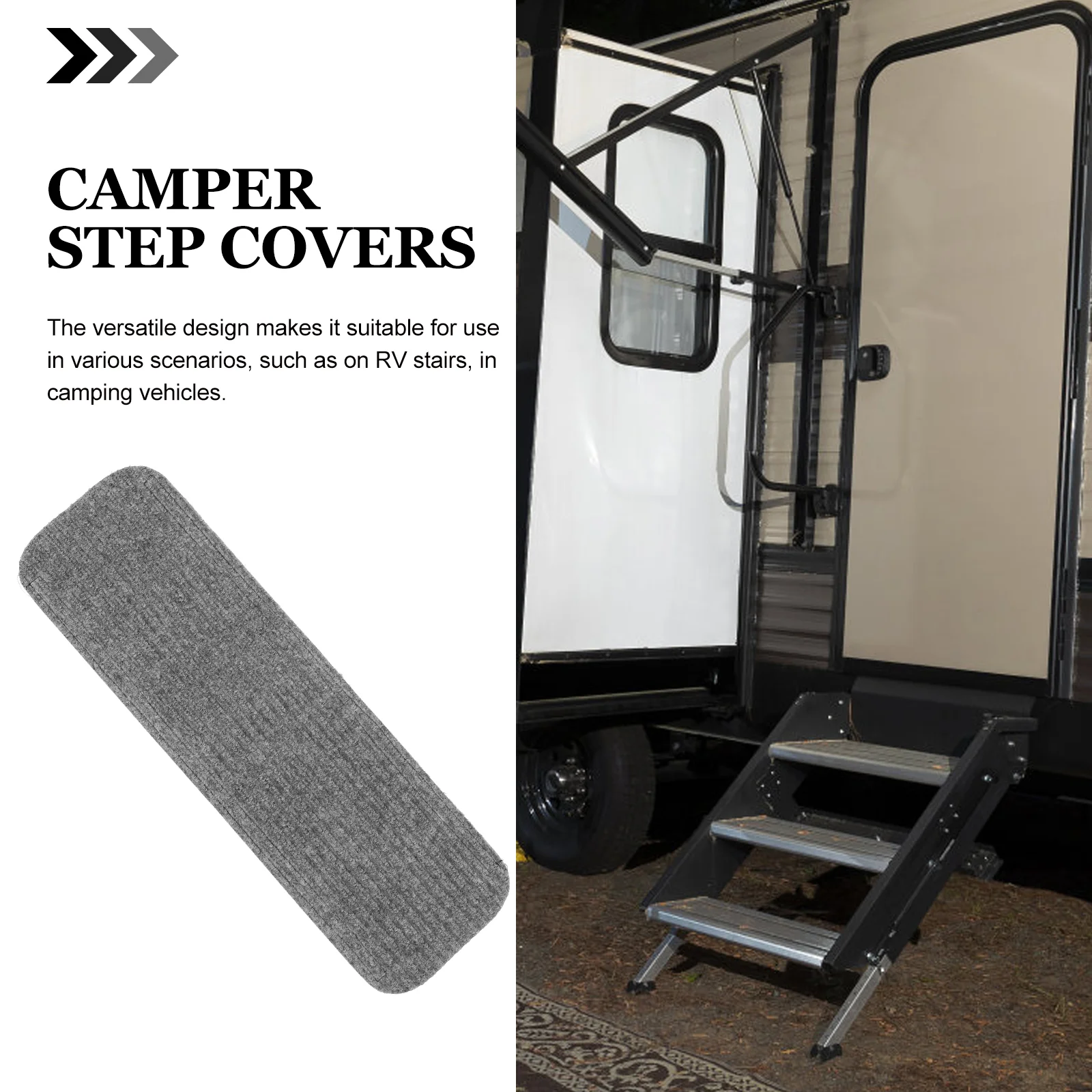 4-delige loopvlakhoes trappen tapijten reisaanhangwagen stappenhoezen camper accessoires camper voor binnen vervangende kussens polyester