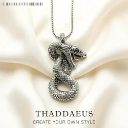 Snake Link Necklace Brand New Chain Fashion Jewelry 925 Sterling Silver Europe Style Rebel Bijoux Gift For Men & Women