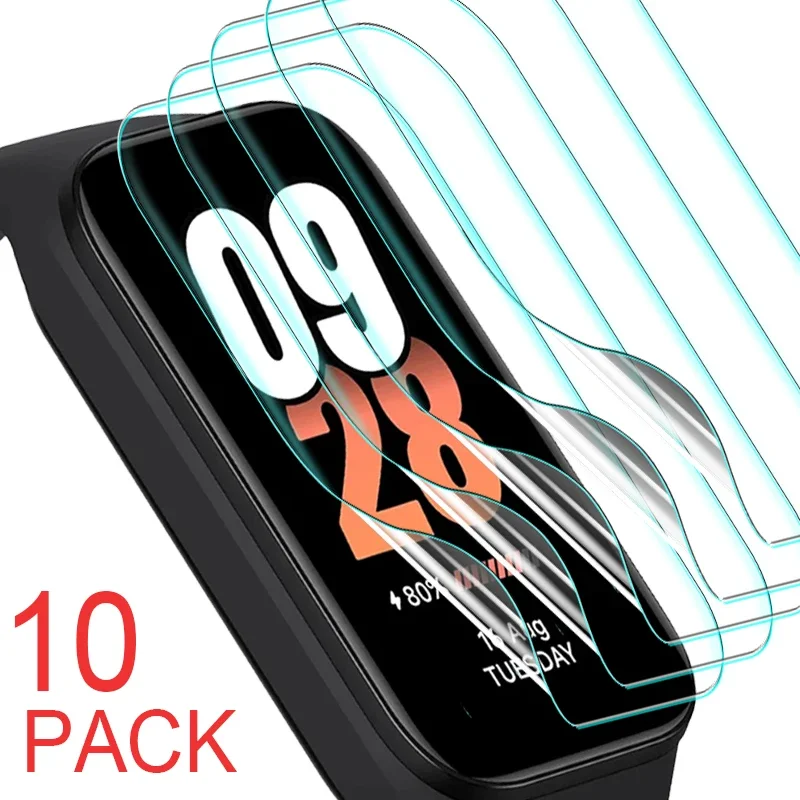 For Xiaomi Mi Band 8 Active Smart Watch HD Clear Hydrogel Films Cover For Miband 8active Anti-fingerprint Screen Protectors