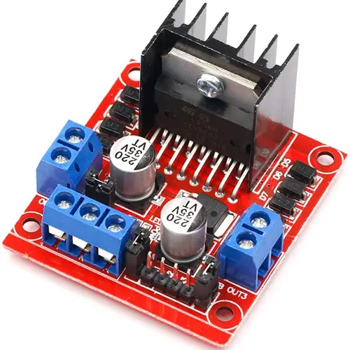 모터 드라이브 컨트롤러 보드 DC 듀얼 H 브리지 로봇 스텝퍼 모터 제어 및 드라이브 모듈, 아두이노 스마트 카 전원용, L298N  Best5