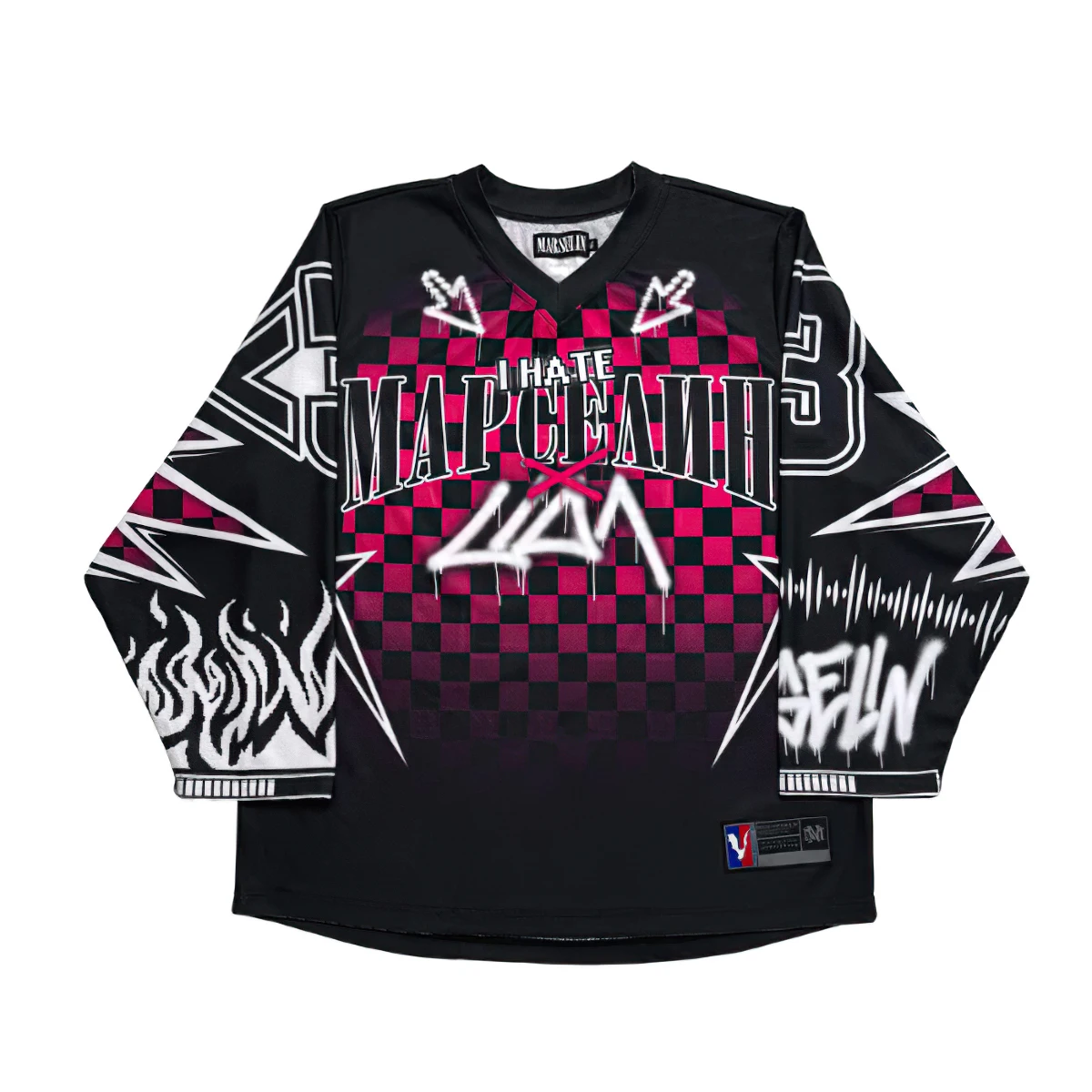 روسيا روك-زيدفرادادنا إذن جيرسي طويلة الأكمام تي شيرت الرجال النساء Harajuku عادية البيسبول جيرسي القمم المتضخم الملابس الكلاسيكية