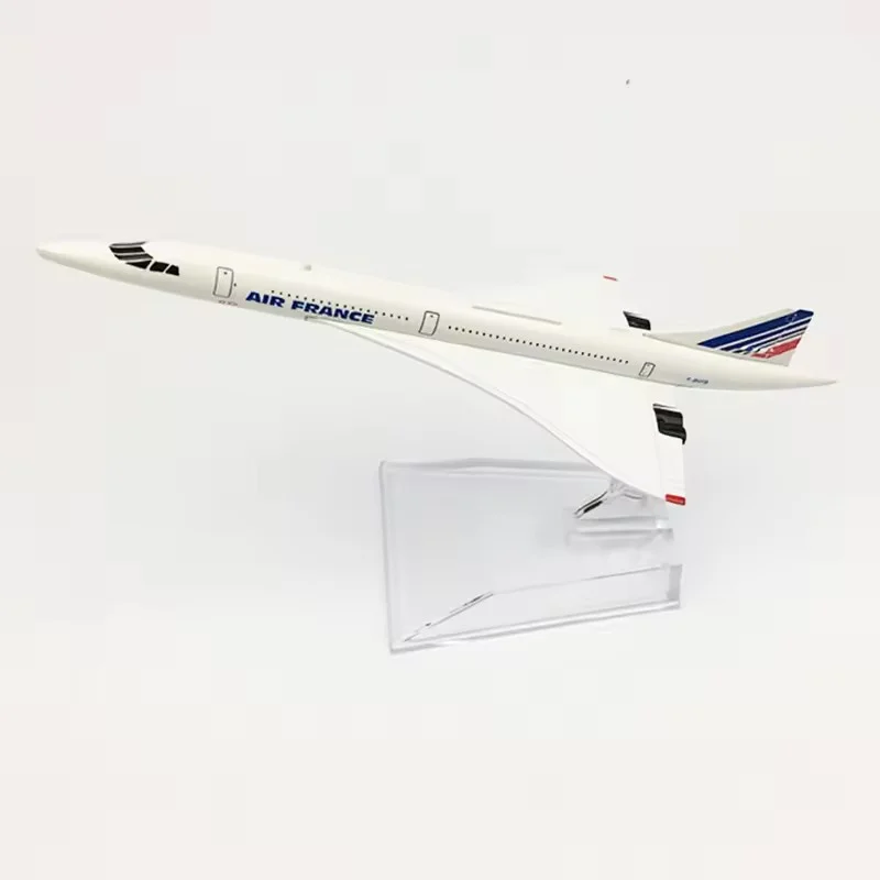 16 سنتيمتر 1:400 مقياس كونكورد الهواء الفرنسية/الخطوط الجوية البريطانية الولايات المتحدة كونكورد طائرة نموذج طائرة طائرة سبيكة دييكاست طائرة