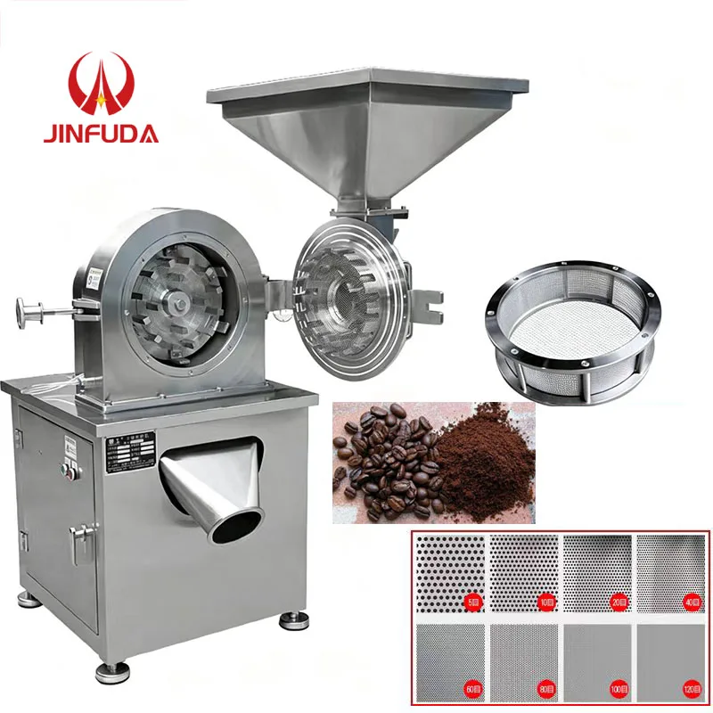 For Sugar Salt and Seasonings Water Cooled 304 Stainless Steel Coffee Bean Powder Grinder