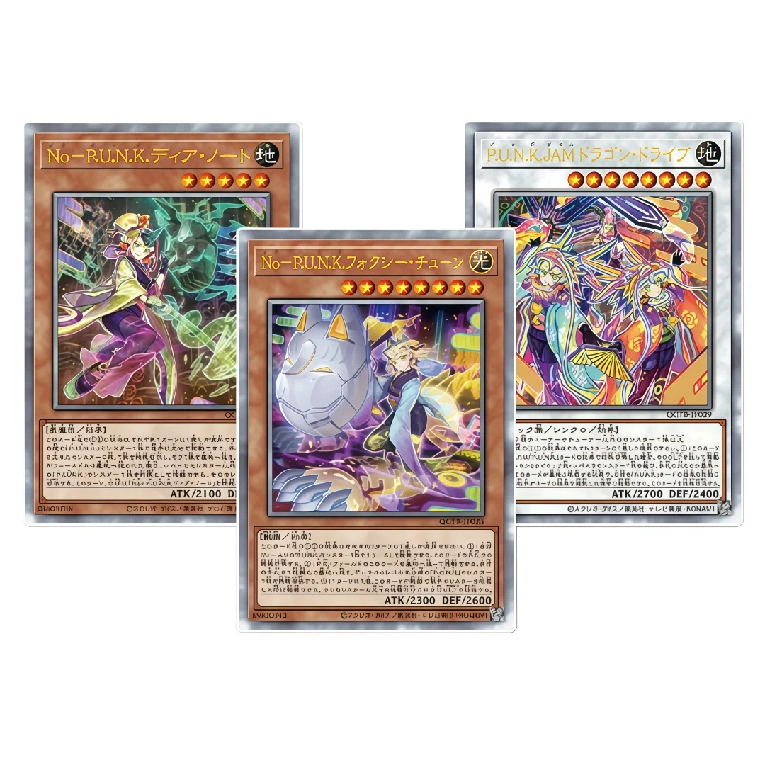 

Ю-Ги-О! Серия P.U.N.K. 2-я серия: Складные флеш-карты DIY с аниме-персонажами Noh-P.U.N.K. Дир Ноут П.Ю.Н.К. Коллекционная карточка JAM Dragon Drive Game