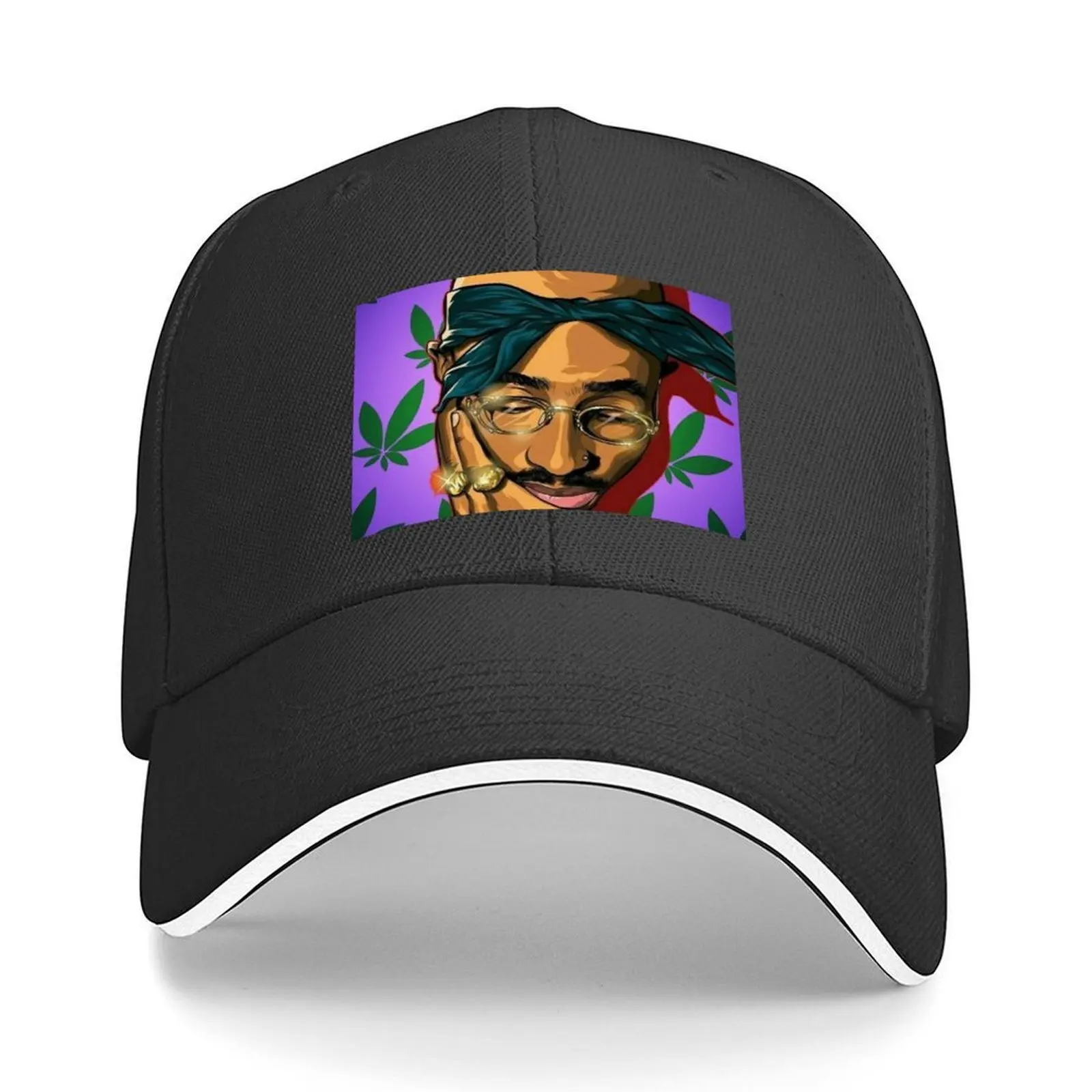 

Tupac Baseball Cap custom caps Snapback Cap Mountaineering funny hat Golf Wear Men Women's