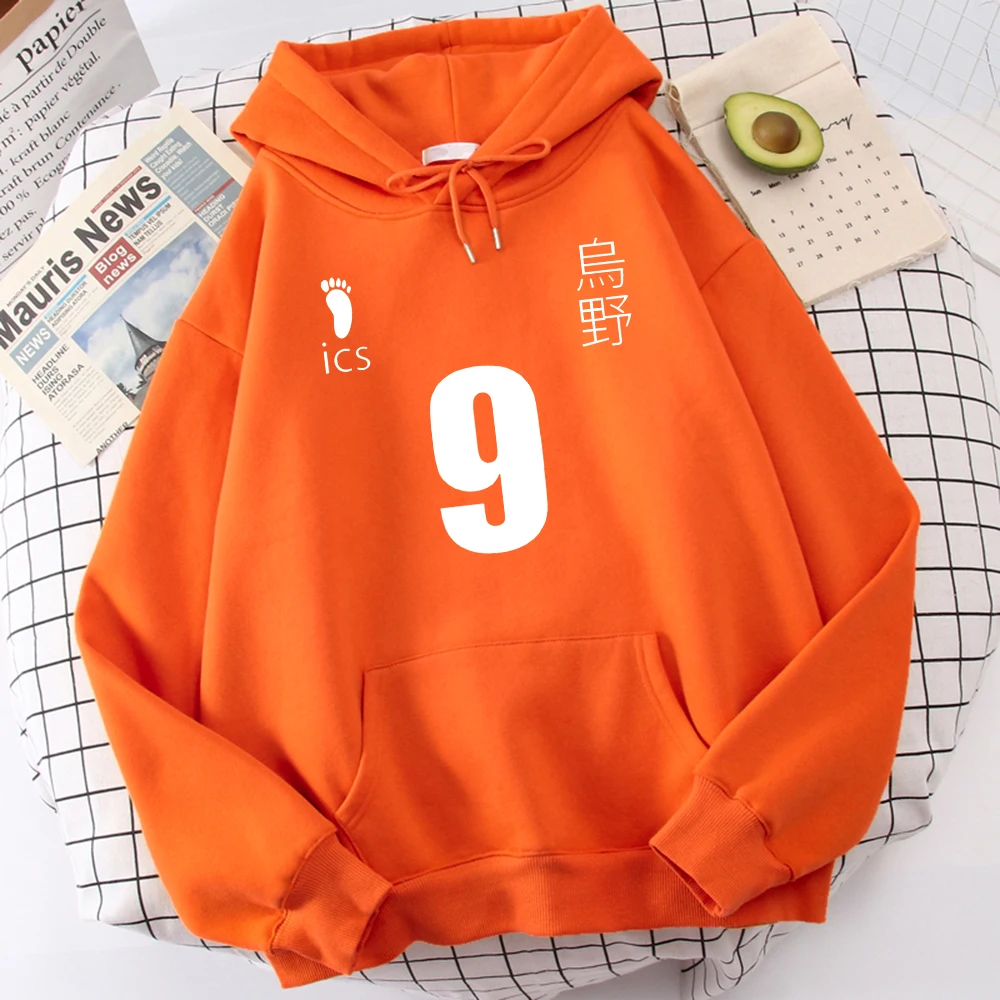 Kageyama Tobio Haikyuu Anime Print Hooded Mens Autumn Casual Hoodies Loose Warm Hoodie Hip Hop High Quality Unisex Tracksuit