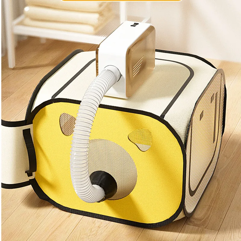 

Silent Pet Drying Box, Circulating Breathable Blow Dryer,Constant Temperature, 39 Degrees Dogs Hairdryer, Folding Grooming Dryer