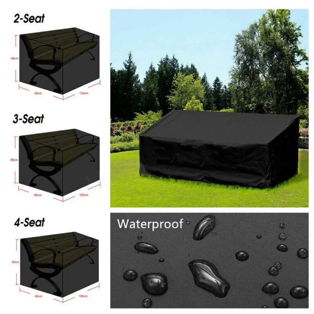 High Quality Waterproof Bench Cover Outdoor Garden Patio Seat Covers Furniture Sofa Chair Rain Snow Dust Proof Protector Cover