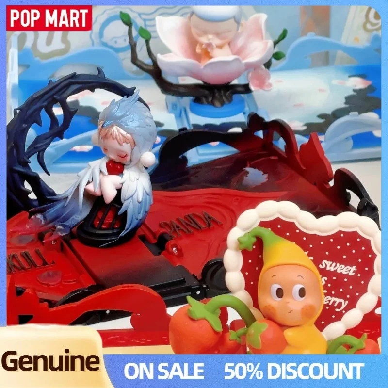 Authenti Pop Mart Gift For You Greeting Card Series Blind Box Kawaii Desk Decor Collectible Mystery Box Toy Kids Christmas Gifts