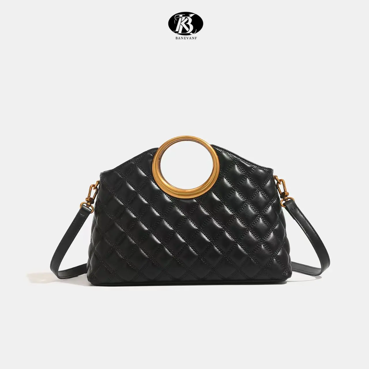 KB Marken-Damenhandtasche 2026 Neue Hochwertige Designer-Diamantförmige Ketten-Tragetasche, Modische Damen-Umhängetasche – Detail 7