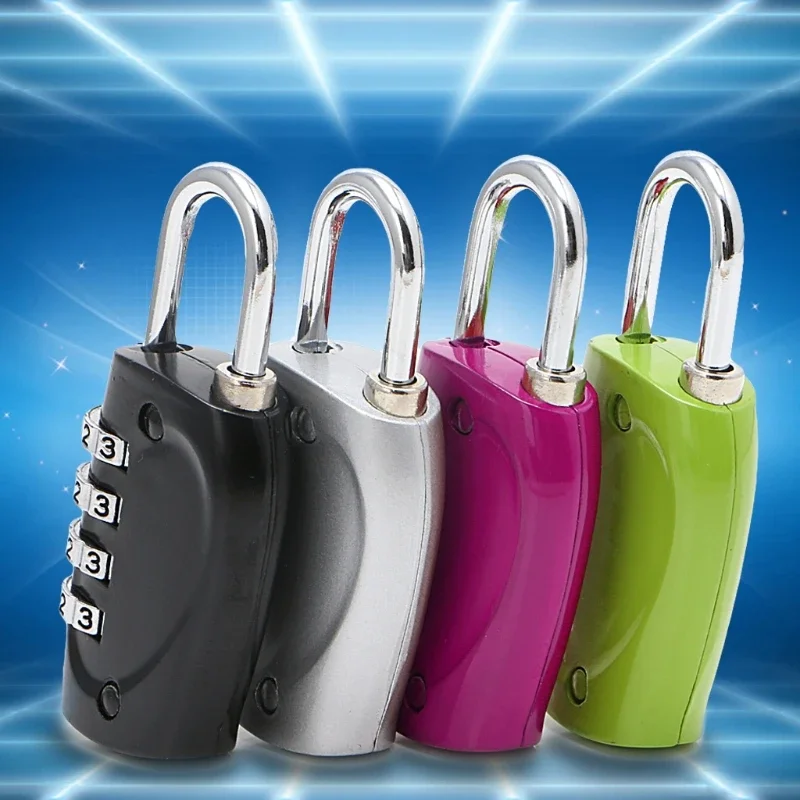 4 Dial Digit Password Lock Combination Suitcase Luggage Metal Code Password Locks Padlock Travel Safe Anti-Theft Cijfersloten