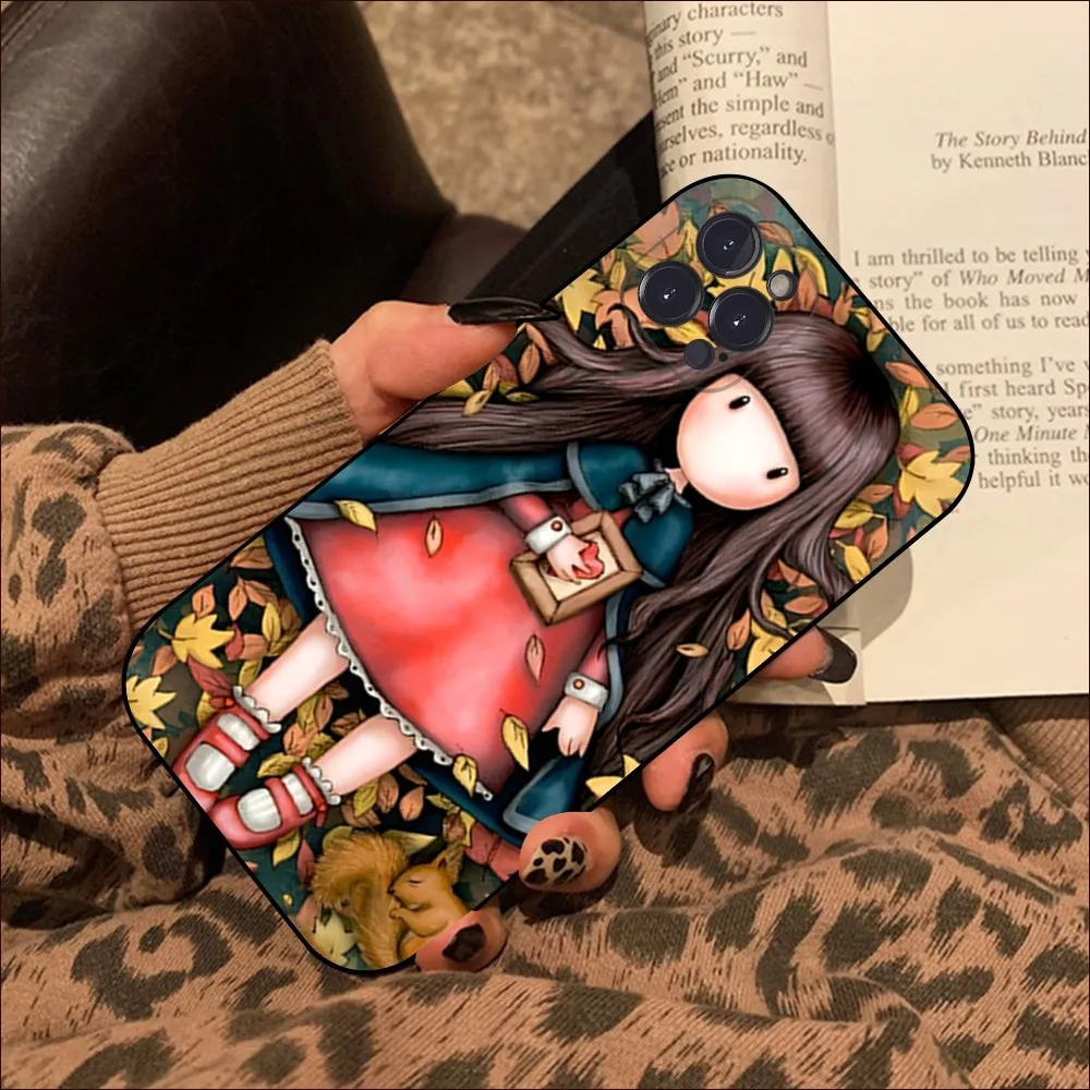 Cute Cartoon Girl Kid santoro_gorjuss Phone Case For iPhone 15 14 11 12 13 Mini Pro XS Max Cover 6 7 8 Plus X XR SE 2020 Funda