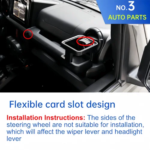 Imagen 2 del producto Soporte para botella de agua para coche, soporte Universal para Suzuki Jimny JB64 JB74W 2019 -Now, organizador de soporte para vasos