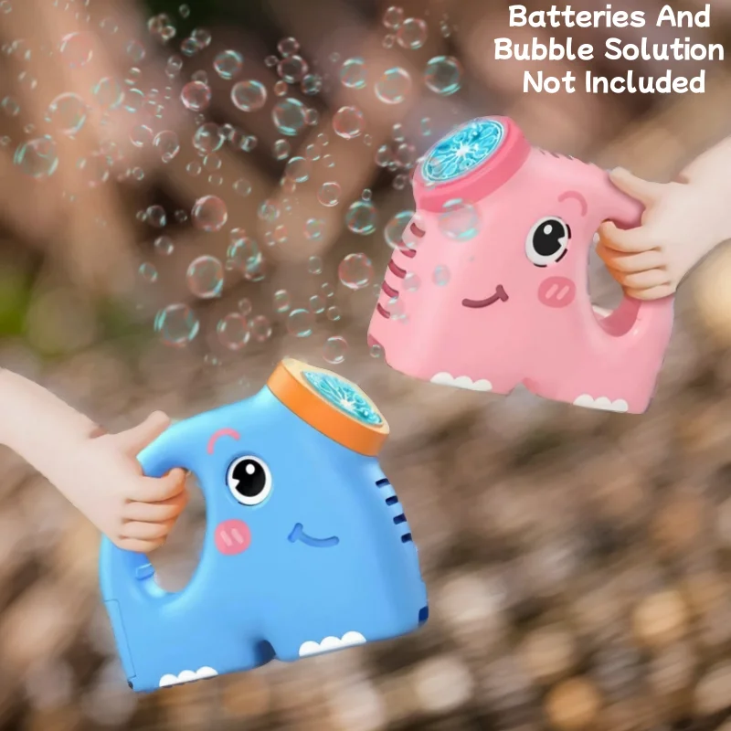 Automatische bellenblazer, idee voor verjaardagen, Valentijnsdag, huwelijksspelcadeaus - batterijen en bellenoplossing niet inbegrepen.