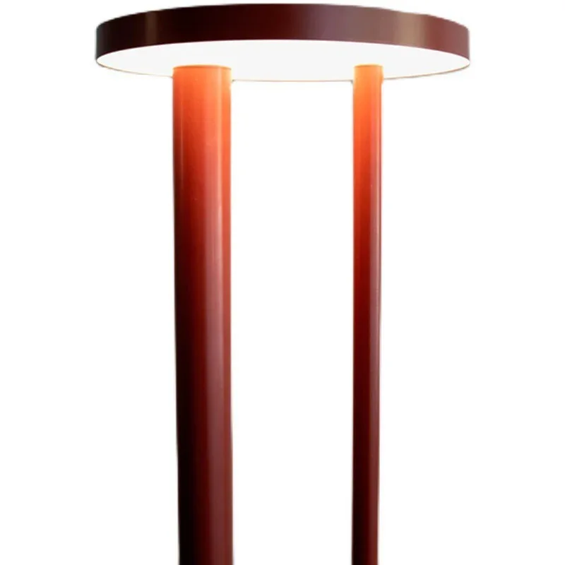 Danish designer modern minimalist artistic sense, living room sofa edge creative bedroom burgundy decorative floor lamp
