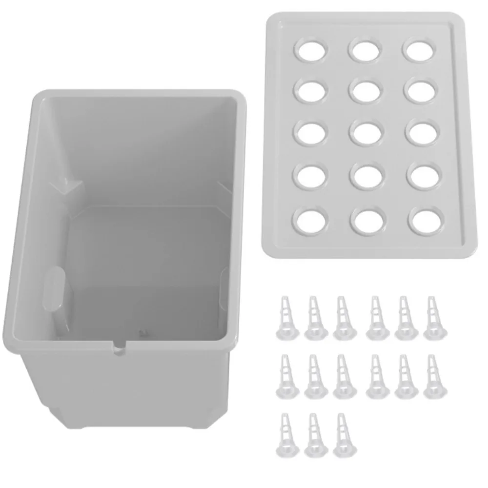 

Split Design Hydroponic Box Thicken Plastic Soil-Free Planting Box Nursery Pots Hydroponic Growing Box Indoor Gardening