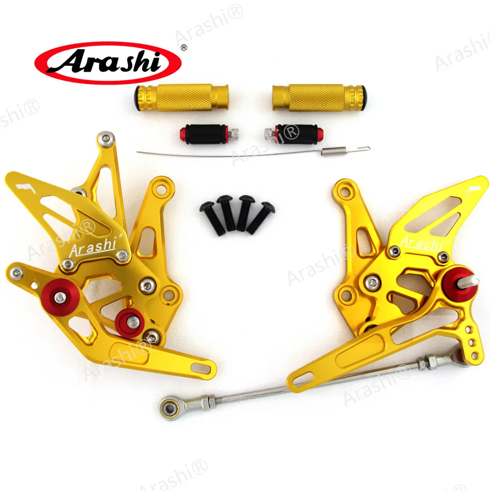 أراشي V1.0 مجموعات خلفية قابلة للتعديل باستخدام الحاسب الآلي مسند للقدمين أوتاد قدم لـ KAWASAKI Z1000 Z1000SX Ninja1000 Z 1000 1000SX 2014-2017 2015 2016 #3