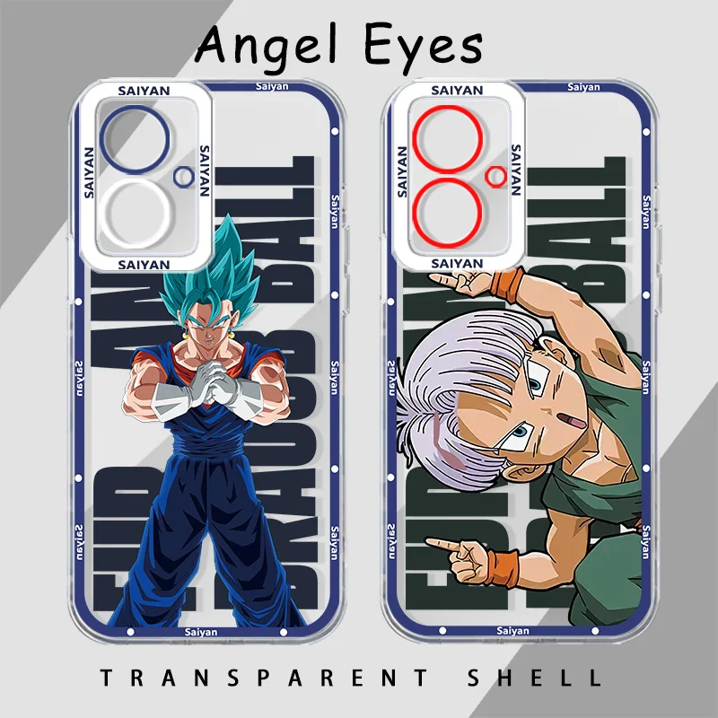 D-Dragon Balls Angel Eye Phone Case For OPPO Reno Realme Find X3 Lite 11 10 6 5 6Z 8T 8Z 5F 8 7 7i(Global) 5 Pro Plus Funda Soft